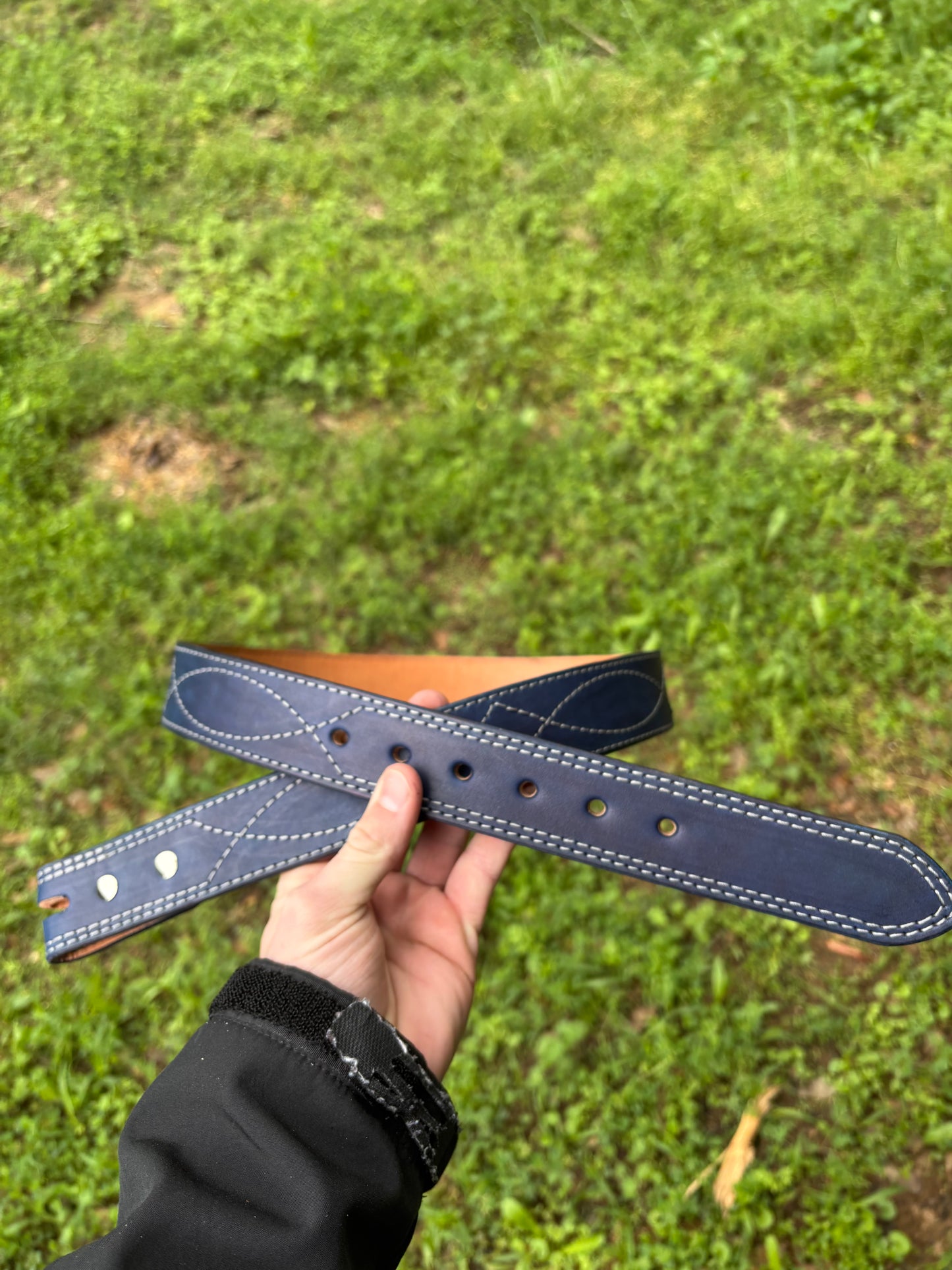Custom leather belt (deposit)