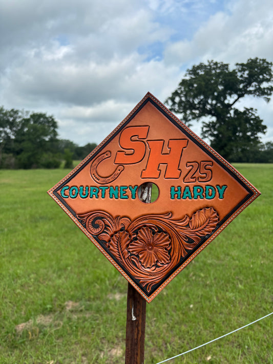 Custom graduation cap cover