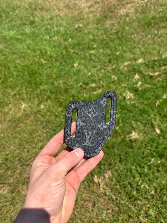 LV and purple sheath