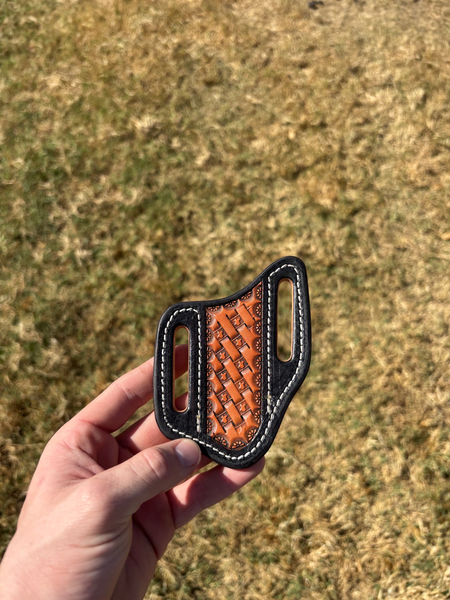 Texas basket stamp sheath